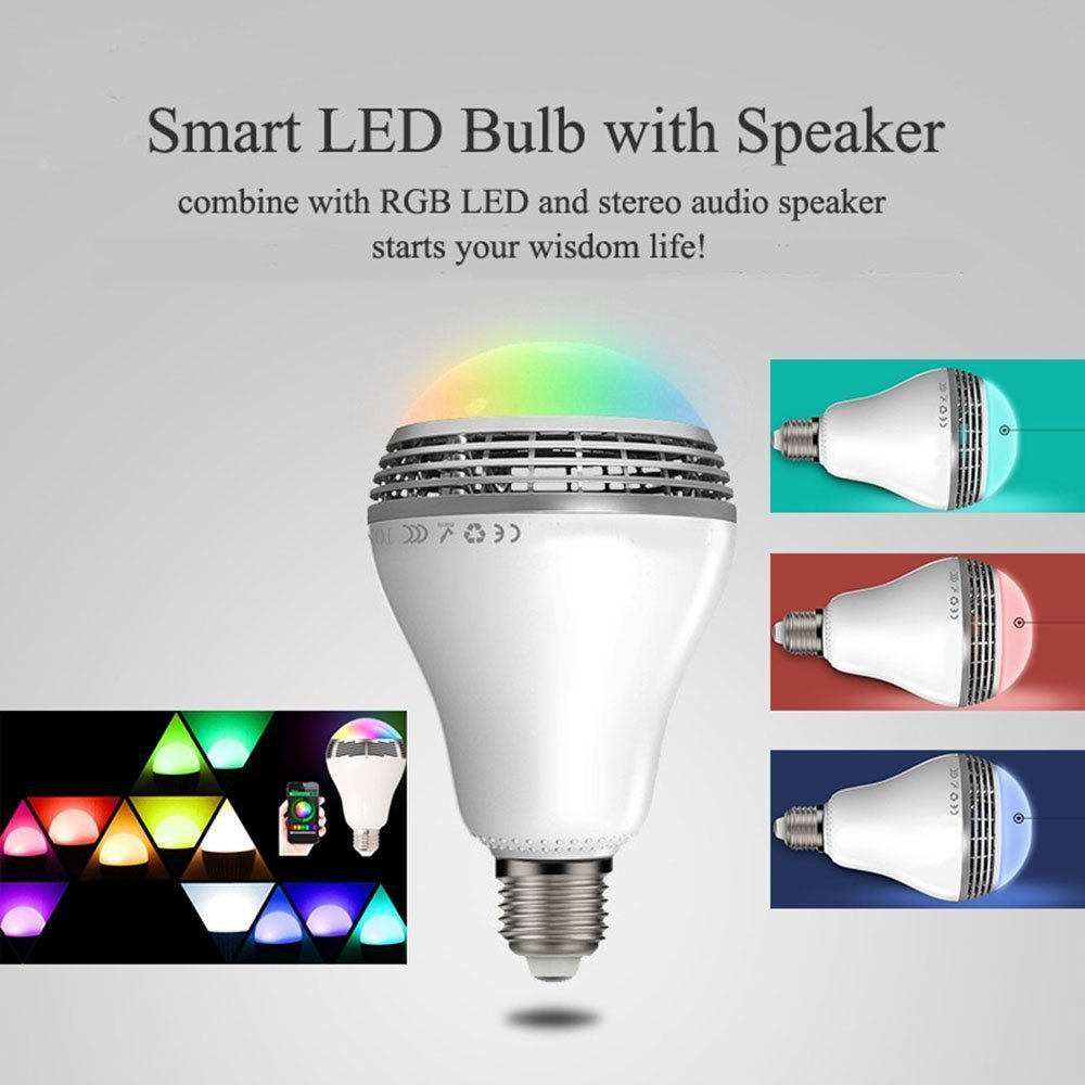 Creative Home LED Smart Bluetooth Lautsprecher E27 Glühbirne Licht