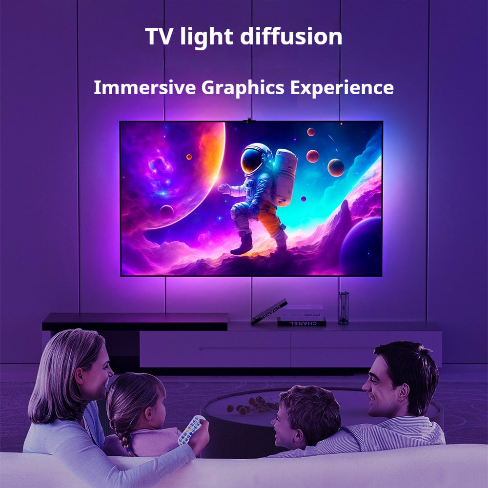 TV Same Screen Ambience Light Smart Screen Synchronous Light Linkage Colorful Smart Light Strip