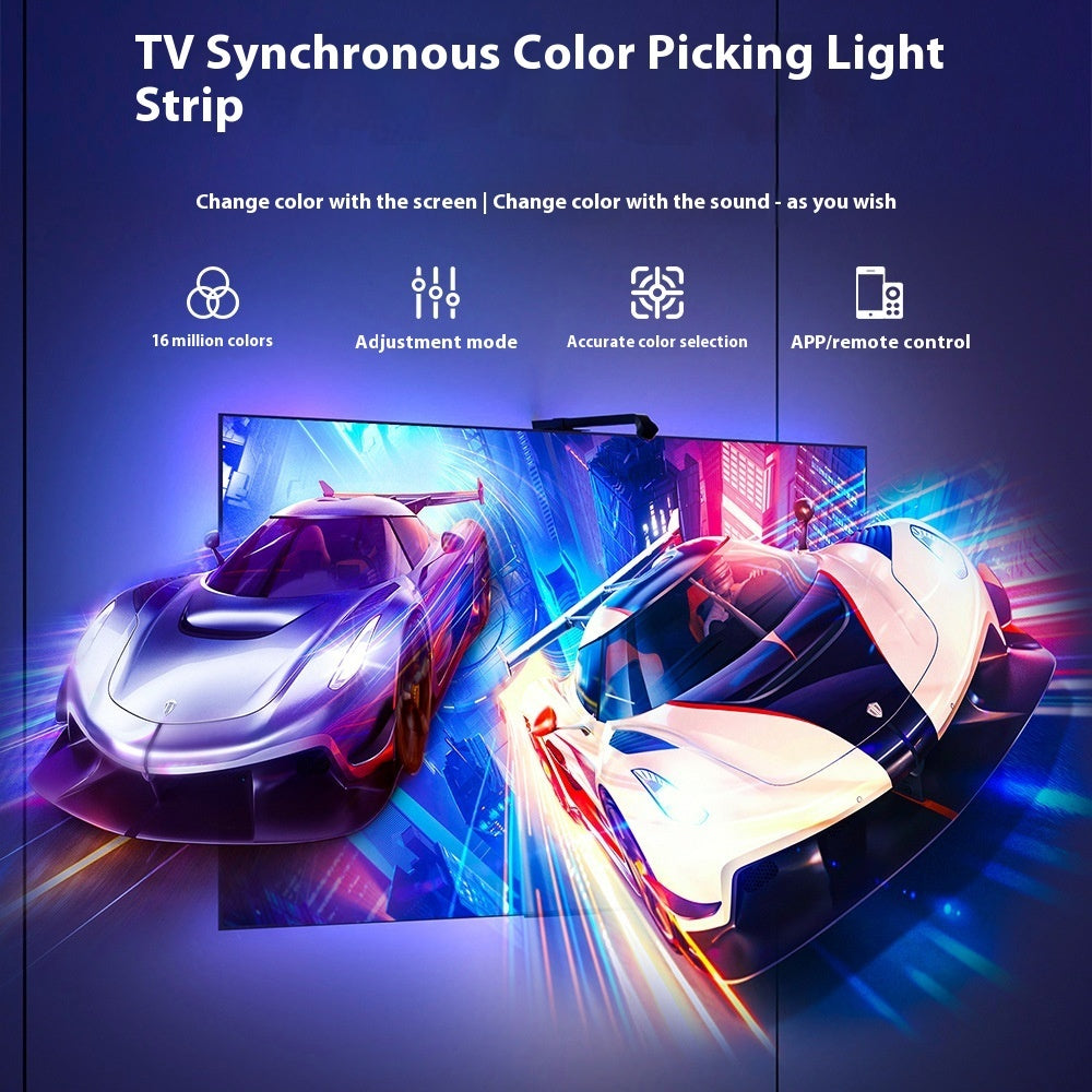 TV Same Screen Ambience Light Smart Screen Synchronous Light Linkage Colorful Smart Light Strip