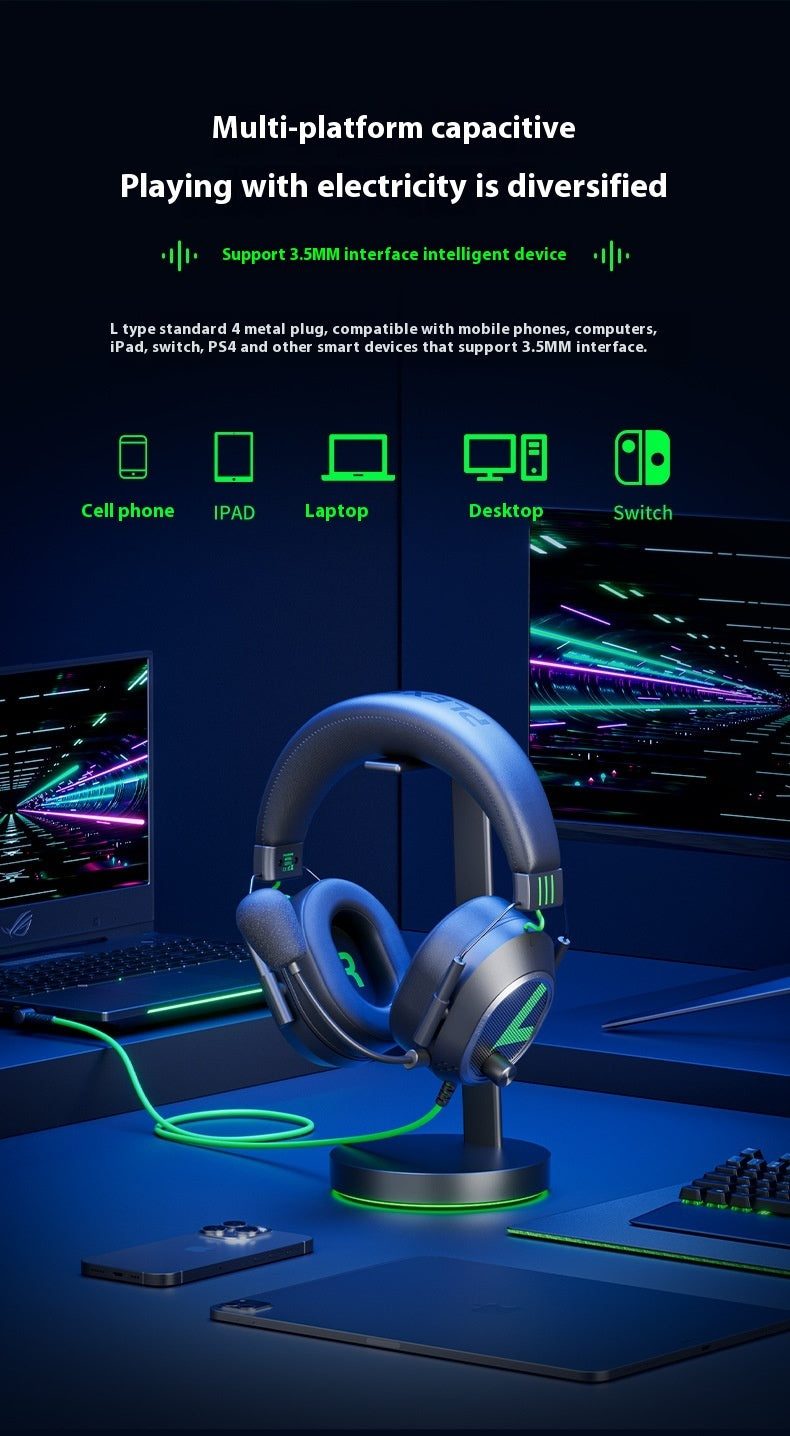 G810 Auditory Discrimination Wired Headset Wire Control Gaming Headset