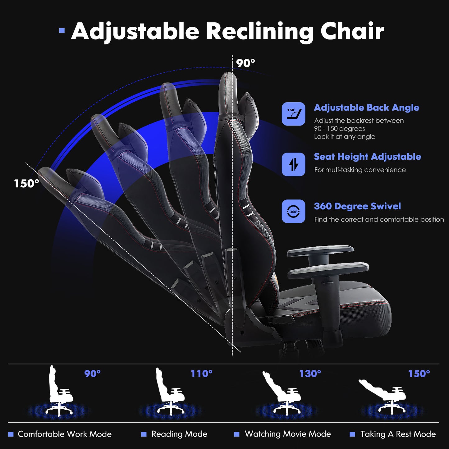 Tall Gaming Chair Racing