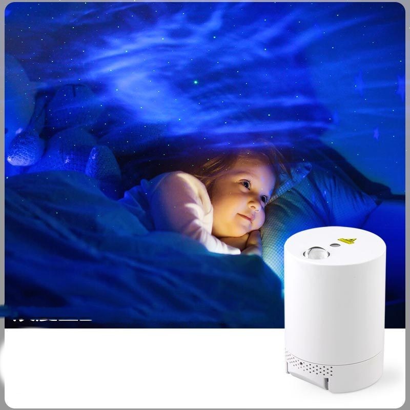 Rainbow Sky Rotating Projection Lamp Remote Control Voice Control